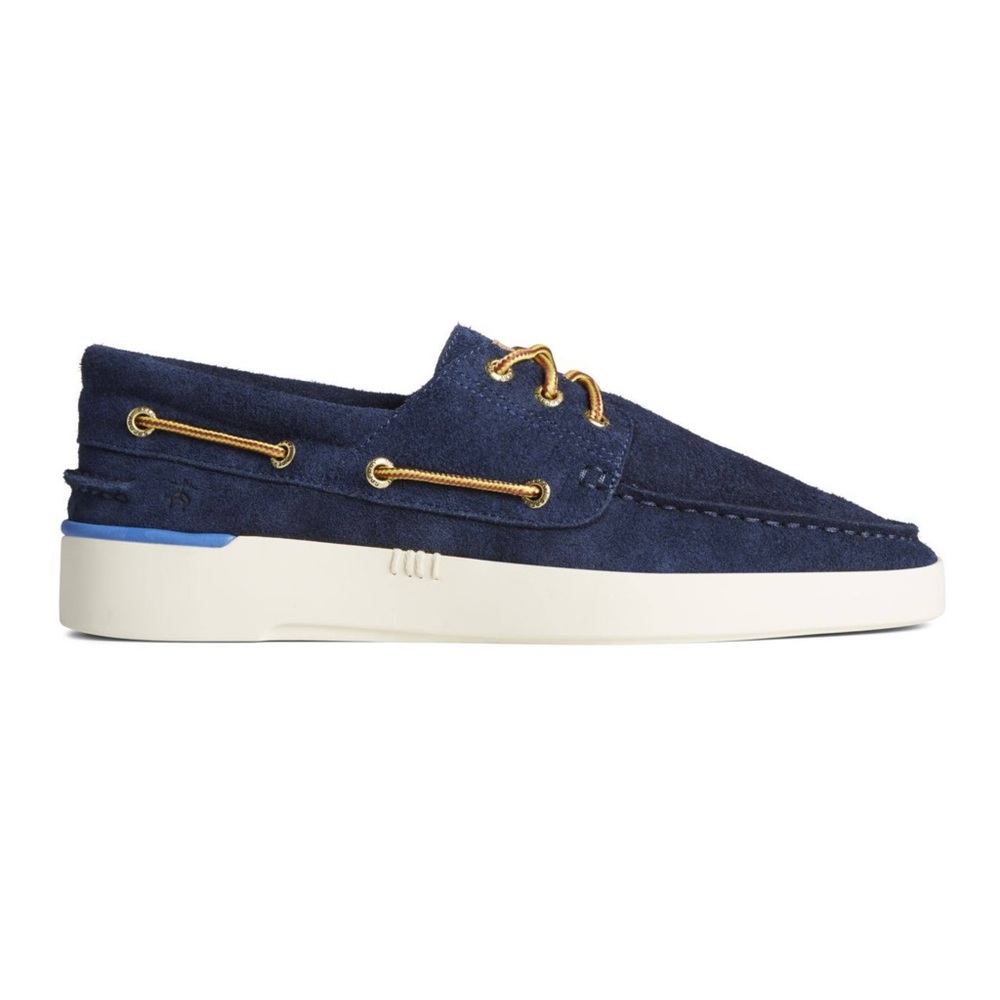 SPERRY • Brooks Brothers Authentic Original Navy Topsider Boat Shoes - Picture 4 of 7